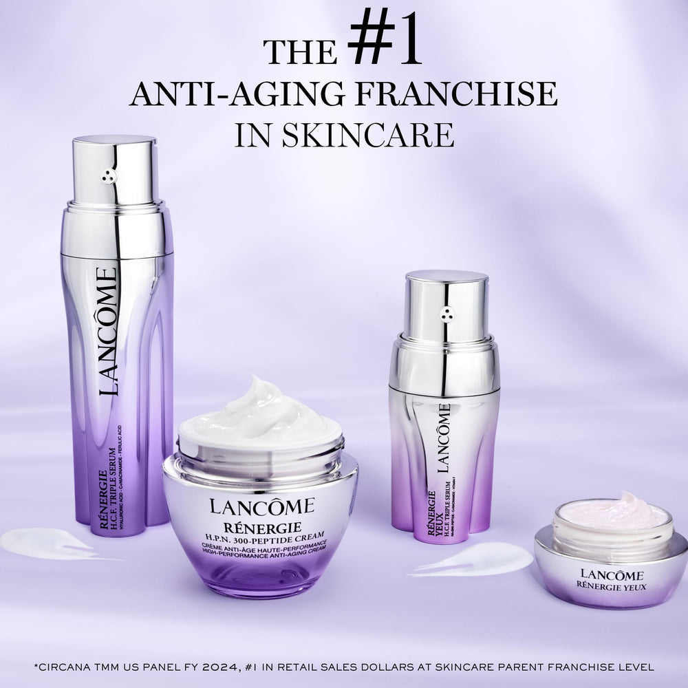 Lancôme sustainable packaging highlighting recyclable materials and eco-conscious design.