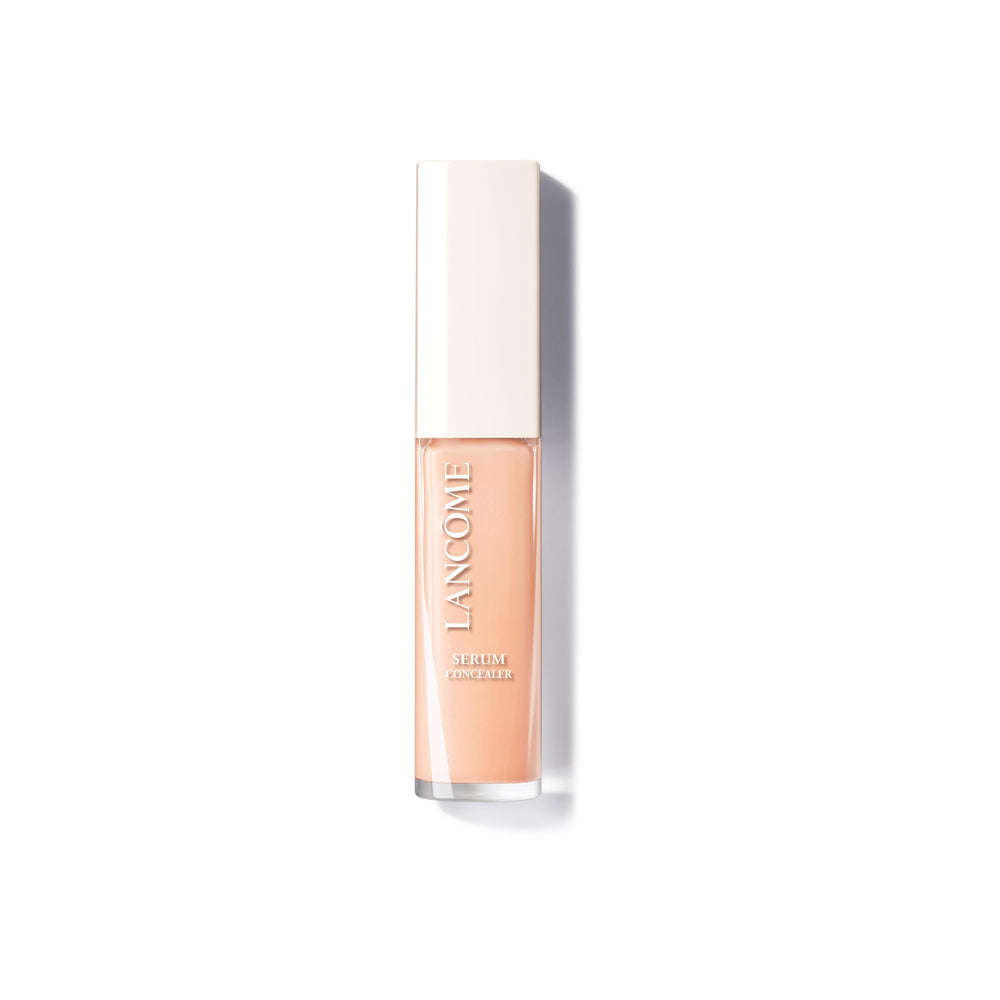 Lancôme Teint Idole Care & Glow serum concealer packaging with sleek pump.