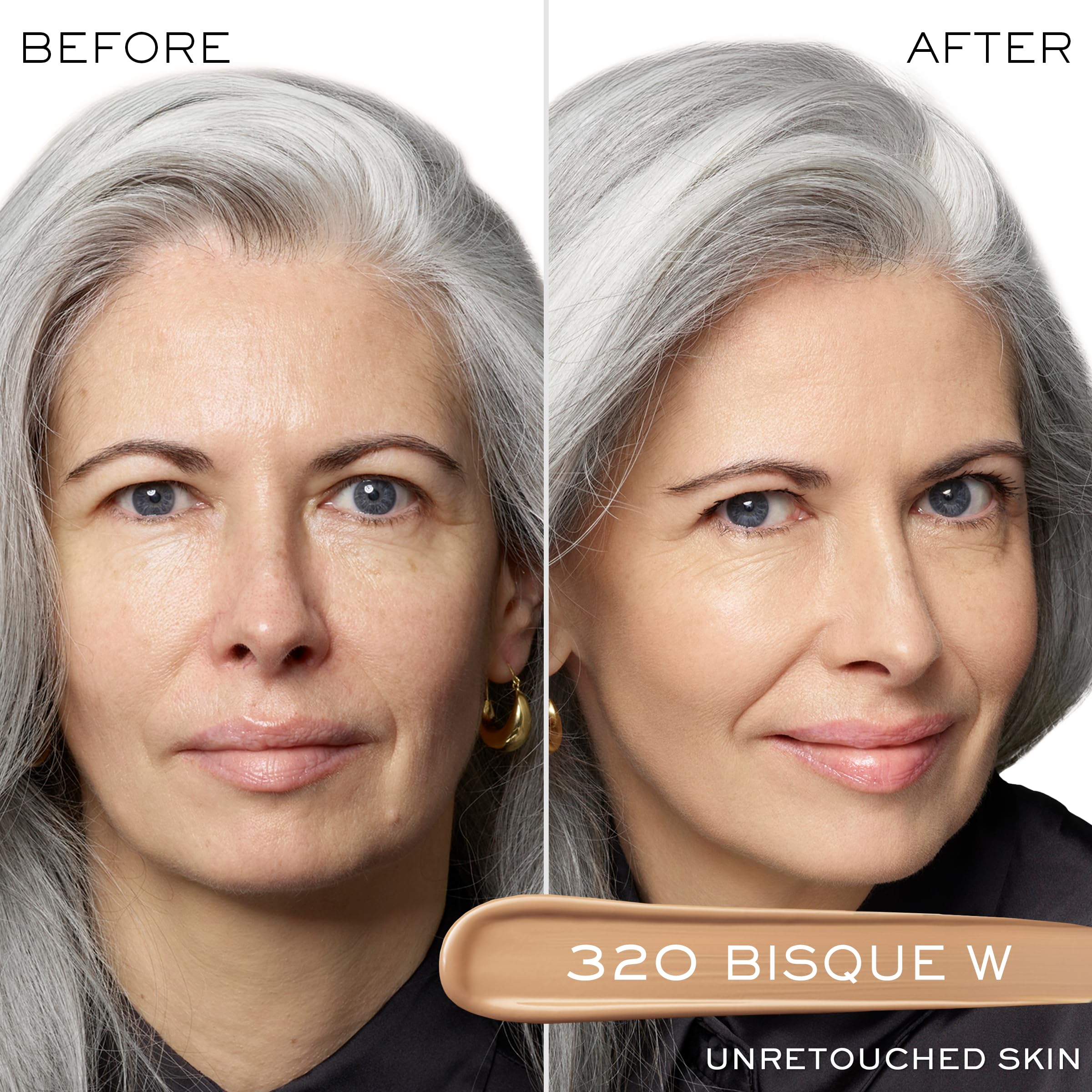 Lancome concealer applicator tip close-up showing precise application