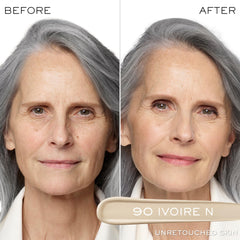 Lancôme Teint Idole Ultra Wear concealer dark circles swatch demonstrates full coverage