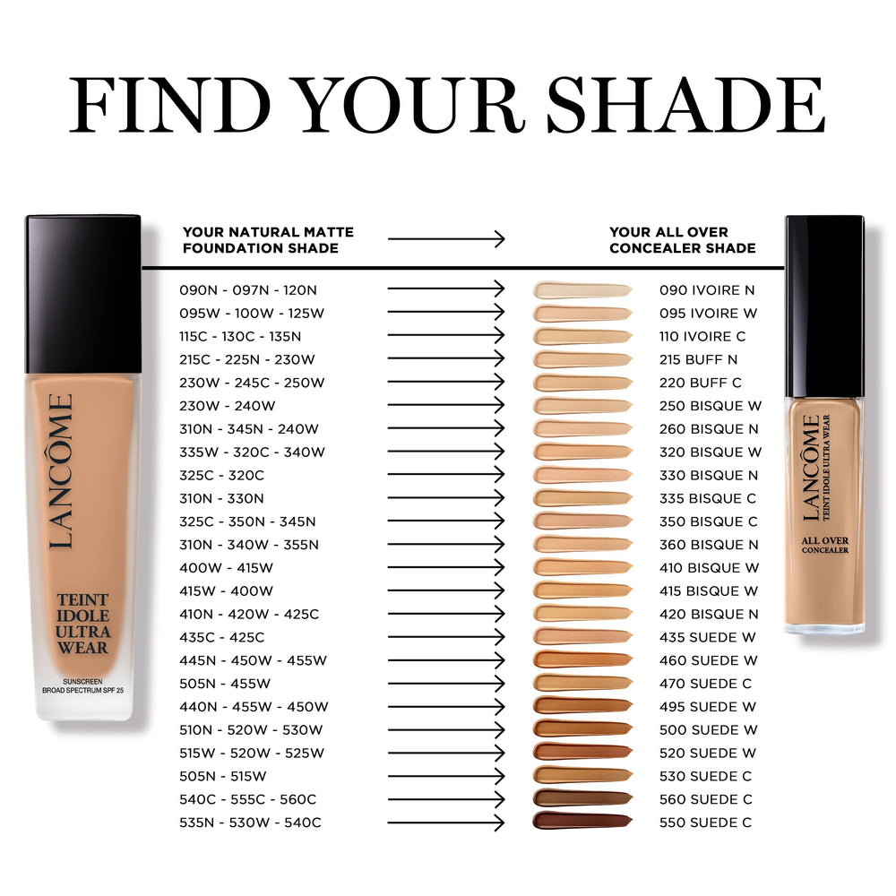 Lancôme Teint Idole Ultra Wear dermatologist-tested label on packaging.