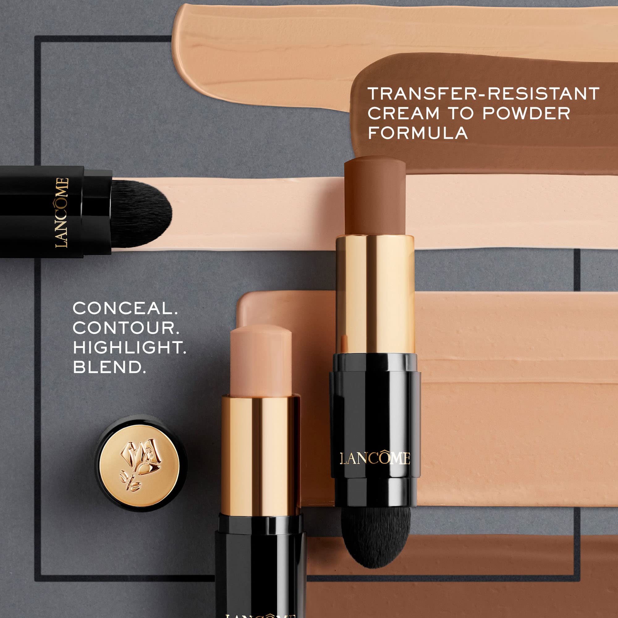 Lancôme Teint Idole Ultra Wear Foundation Stick delivers up to 24-hour wear.