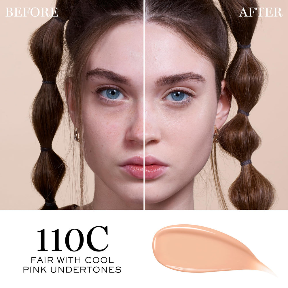 Lancôme Teint Idole Ultra Wear swatches show medium coverage