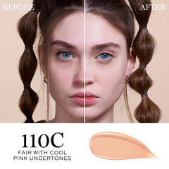 Lancôme Teint Idole Ultra Wear swatches show medium coverage