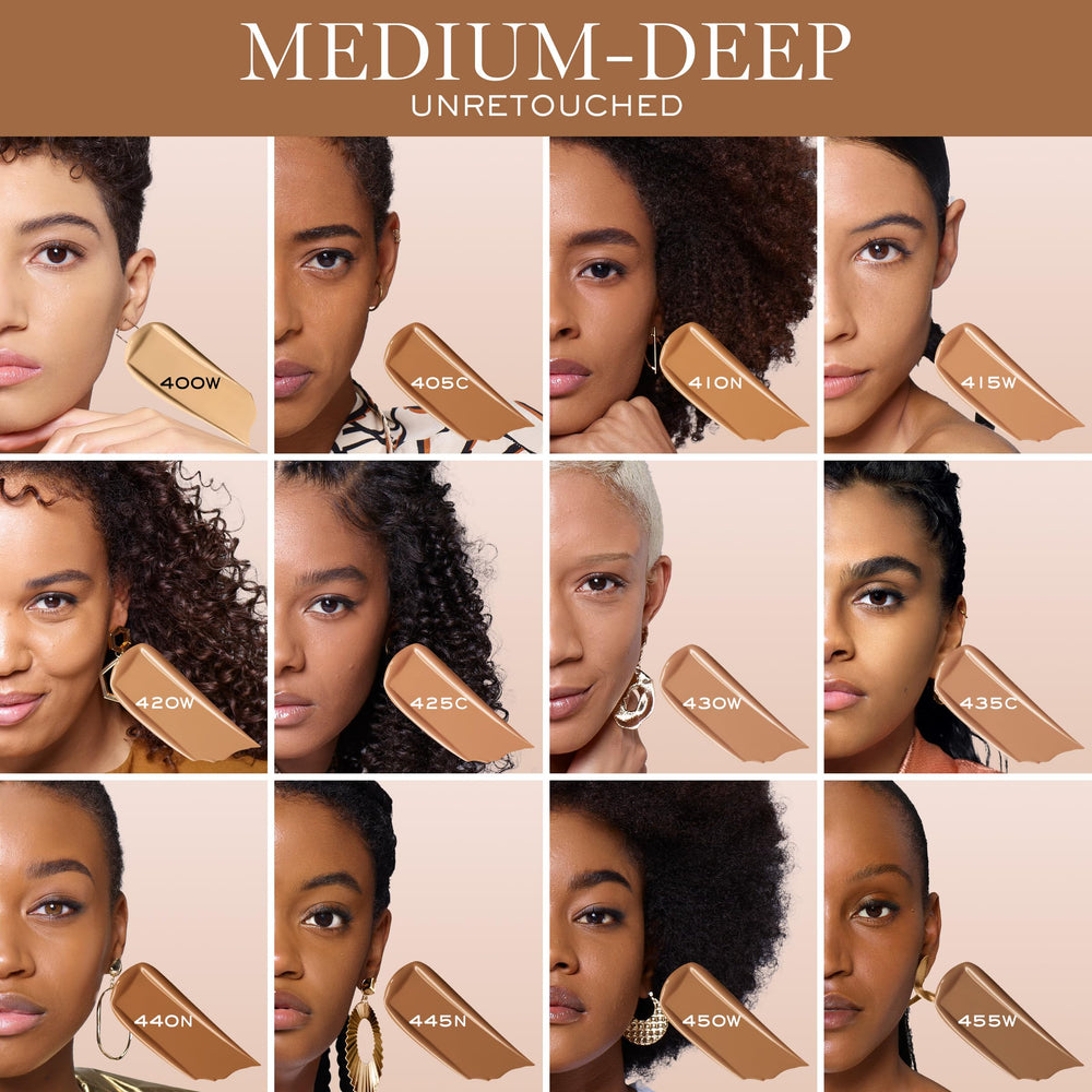 Lancôme Teint Idole Ultra Wear waterproof swatch demonstrates lasting finish