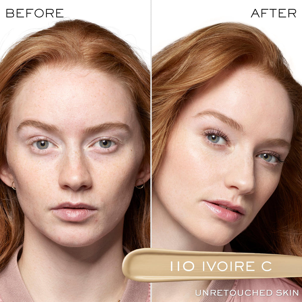 Lancôme Teint Idole under-eye applicator shows precise brightening application.
