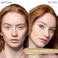 Lancôme Teint Idole under-eye applicator shows precise brightening application.