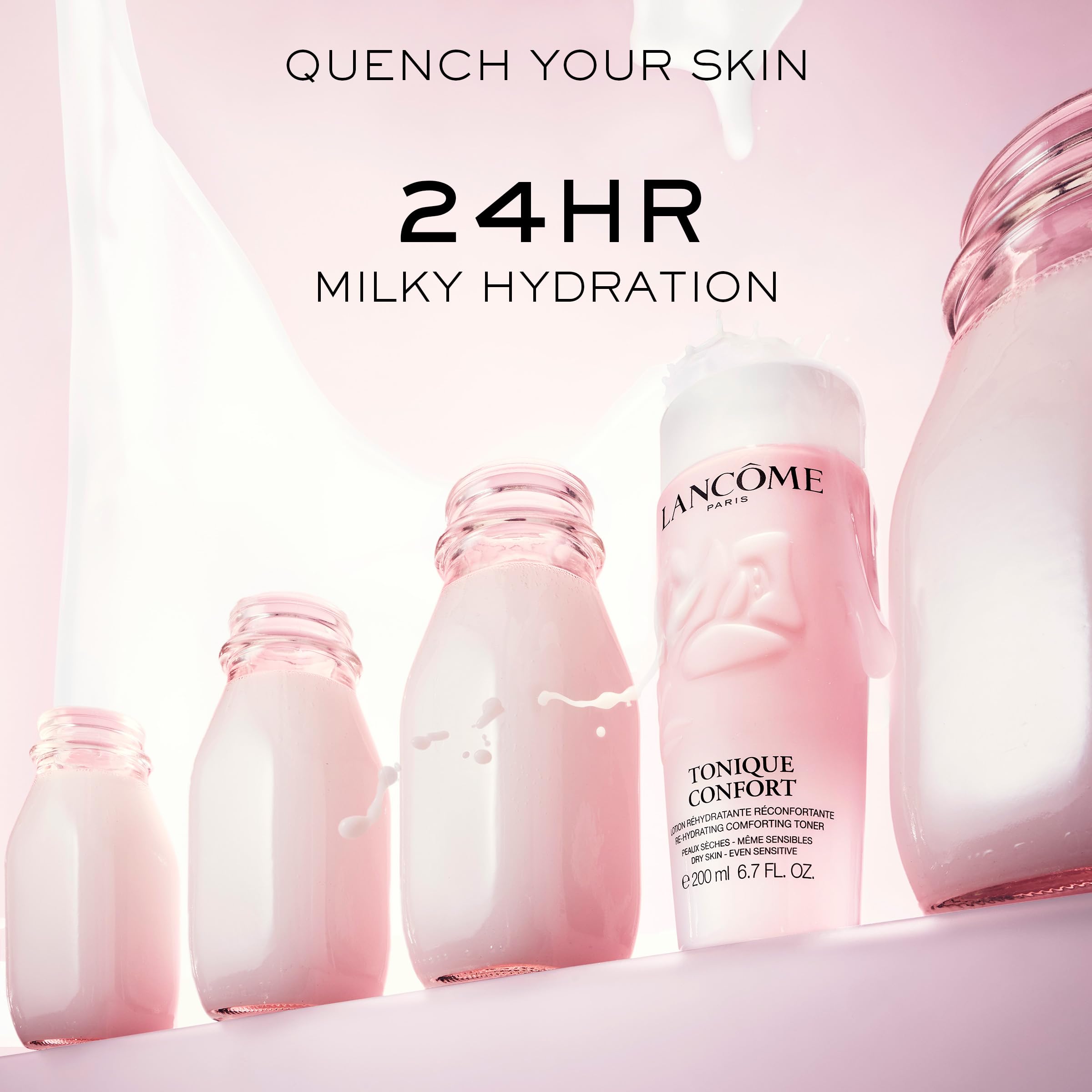 Lancôme Tonique Confort suitable for all skin types in a skincare setup.