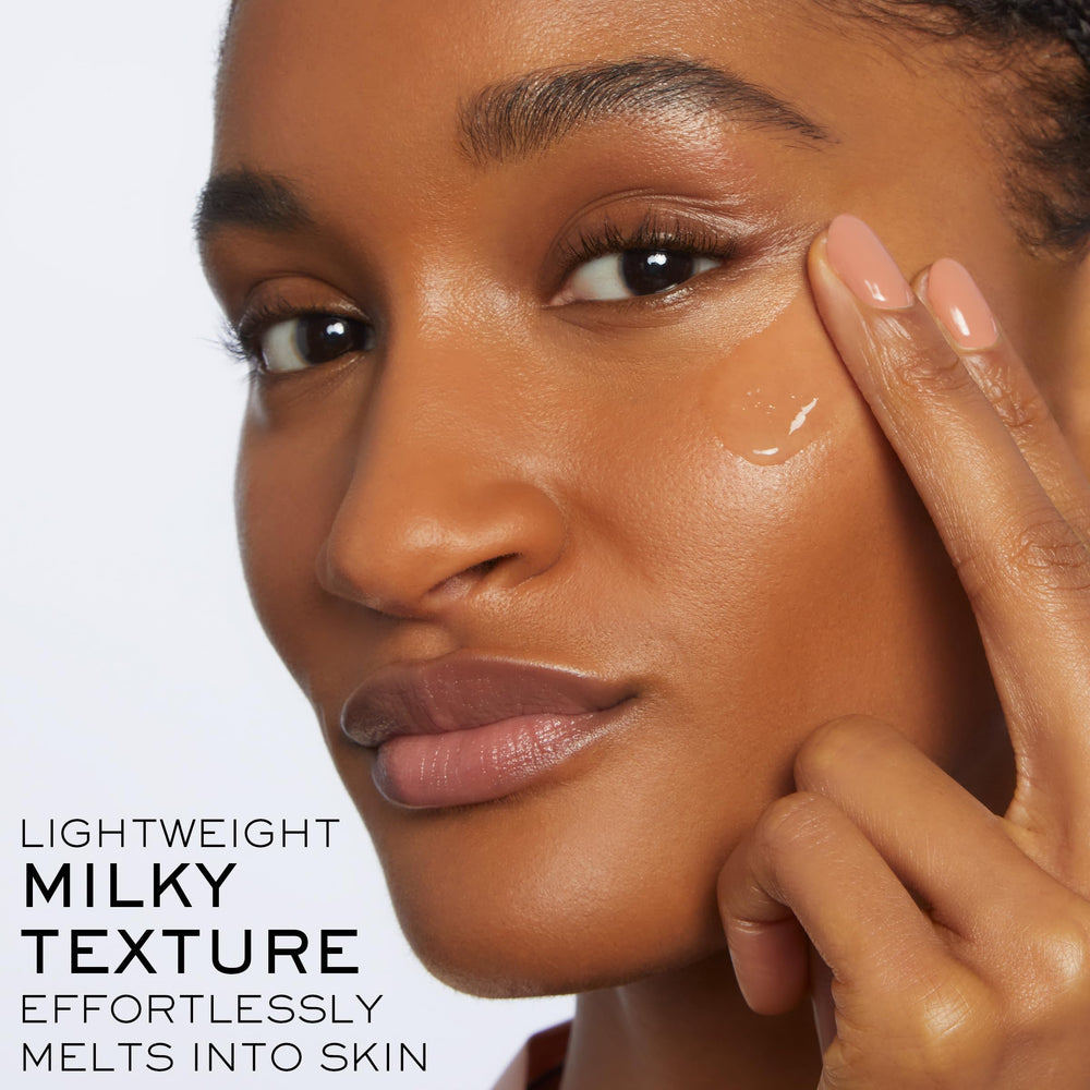 Lancôme Tonique Confort shown in dermatologist-tested packaging for all skin types.