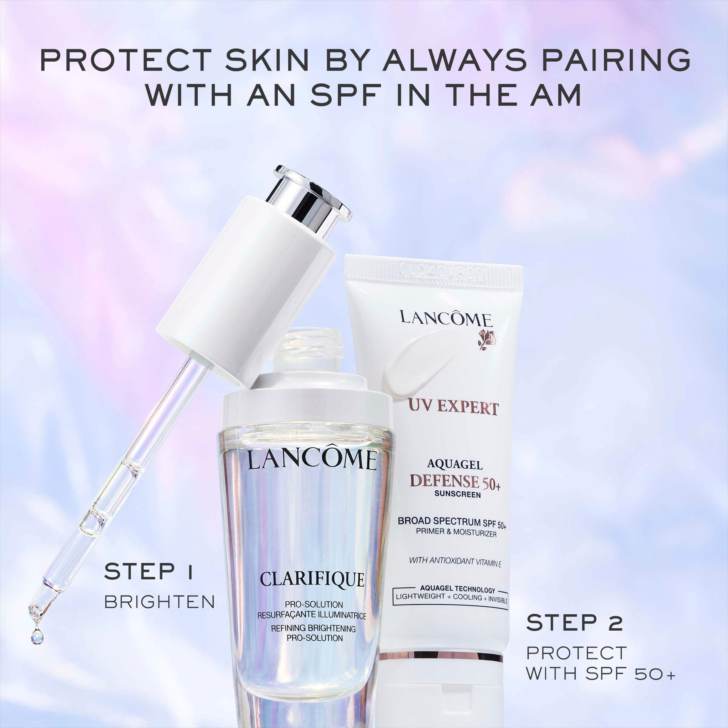 Lancôme UV Expert Defense primer under makeup scene for smooth base