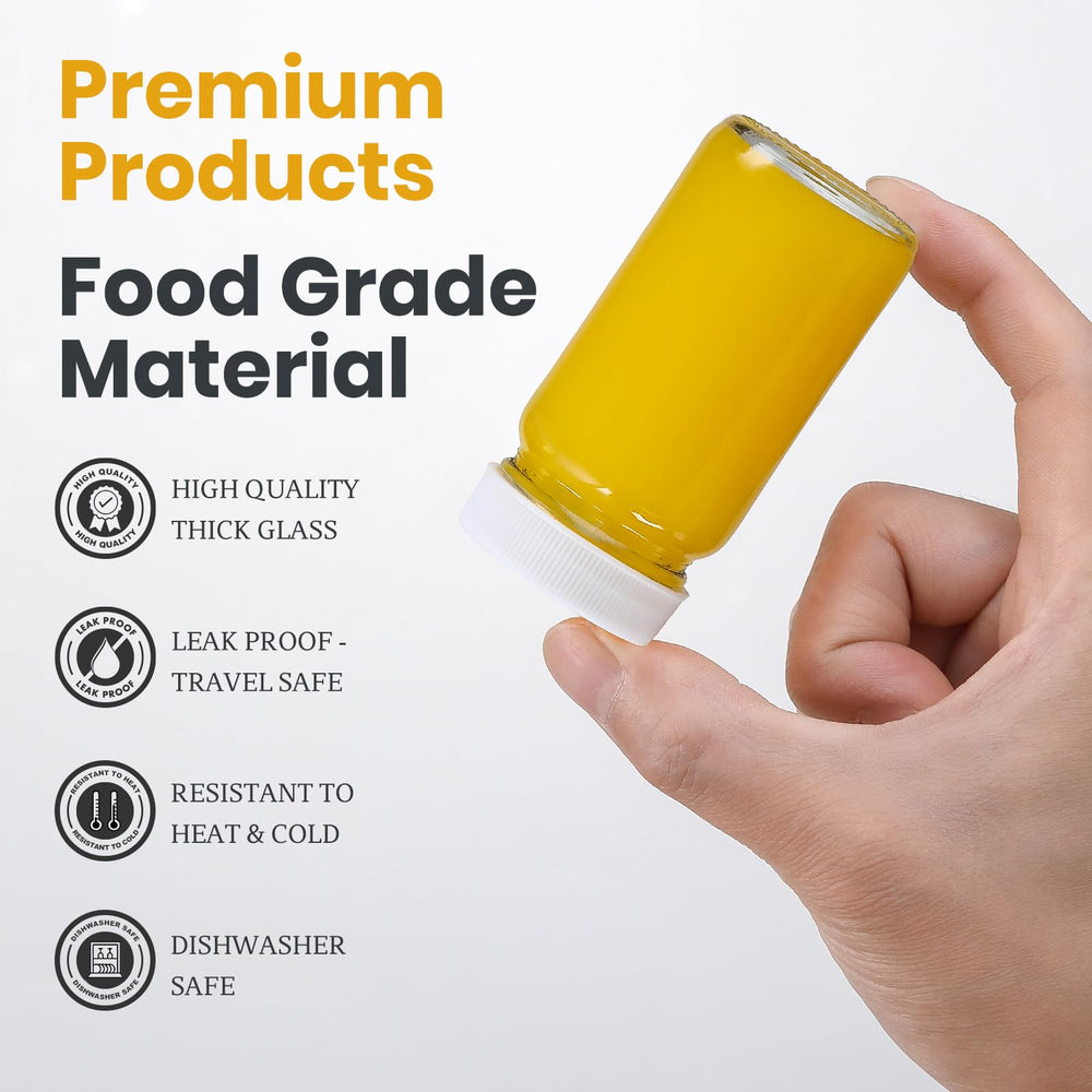 LANDNEOO dishwasher-safe glass bottle for reusable, eco-friendly storage