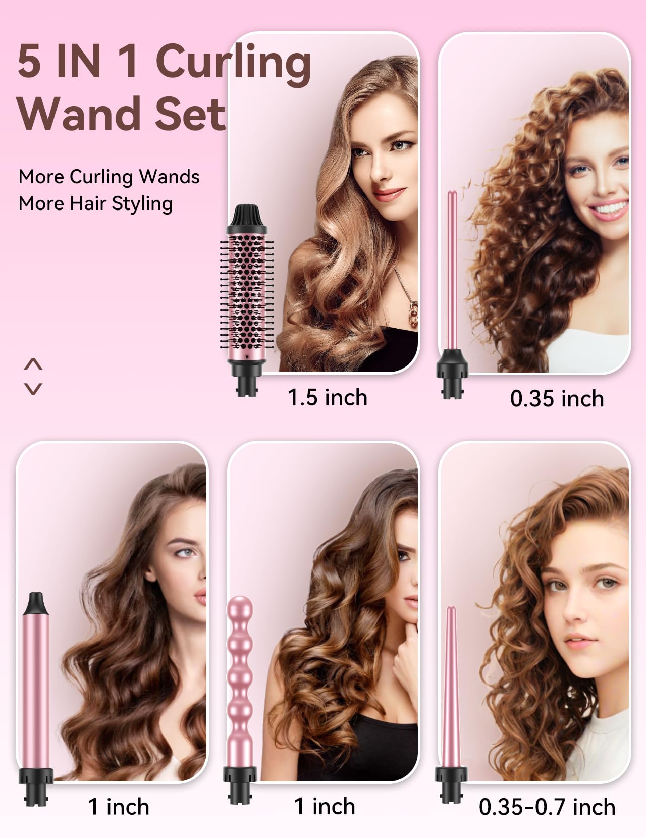LANDOT 38mm heated round brush delivers lift and a smooth blowout