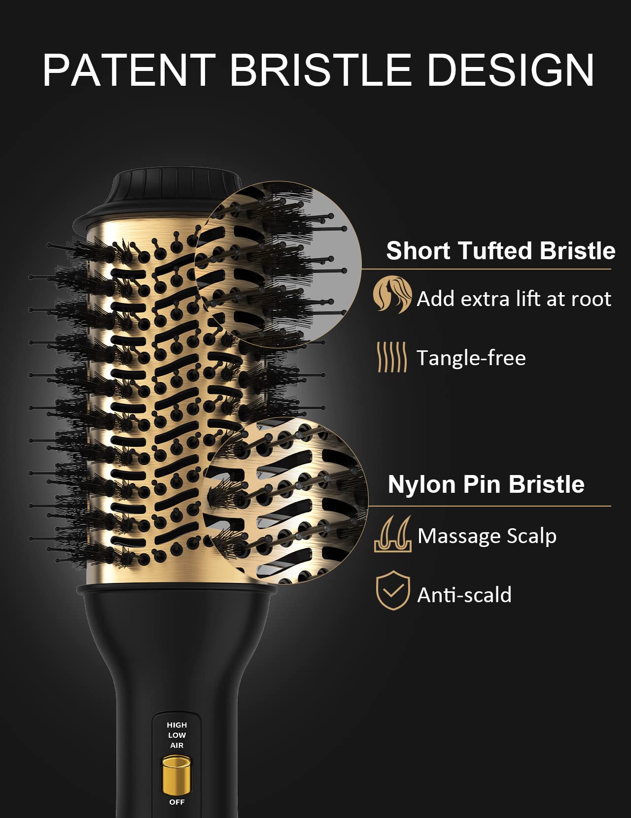 LANDOT lightweight styling tool prioritizes comfortable handling during styling sessions.