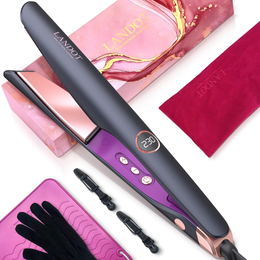 LANDOT travel-friendly styling setup for convenient packing