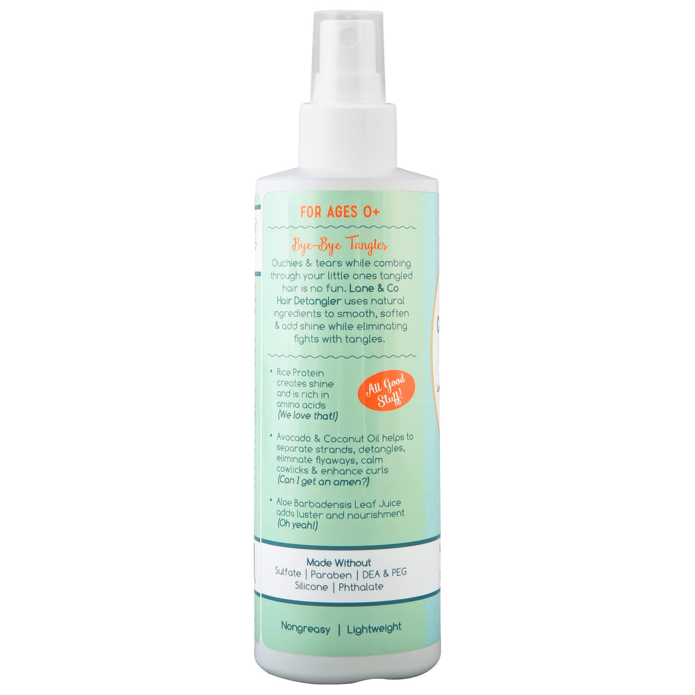 LANE & CO Conditioning Detangler Spray made-in-usa label signals safety and daily-use confidence.