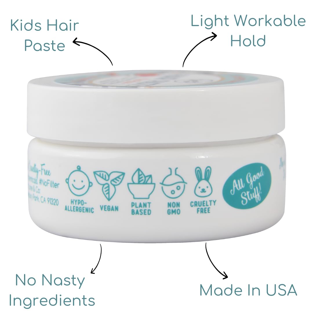Lane & Co. Hair Paste bed head smoothing for quick on-the-go touch-ups.