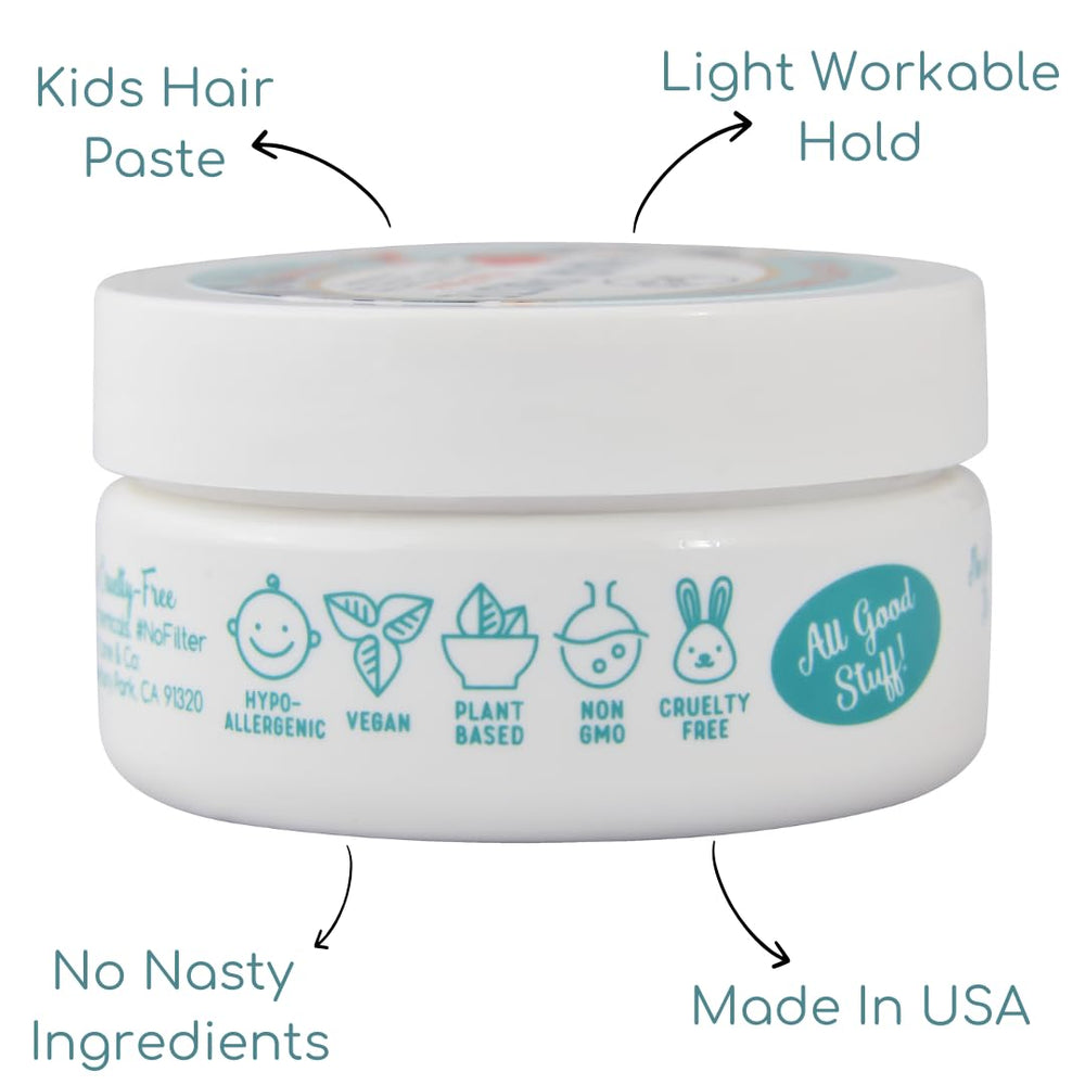 Lane & Co. Hair Paste bed head smoothing for quick on-the-go touch-ups.