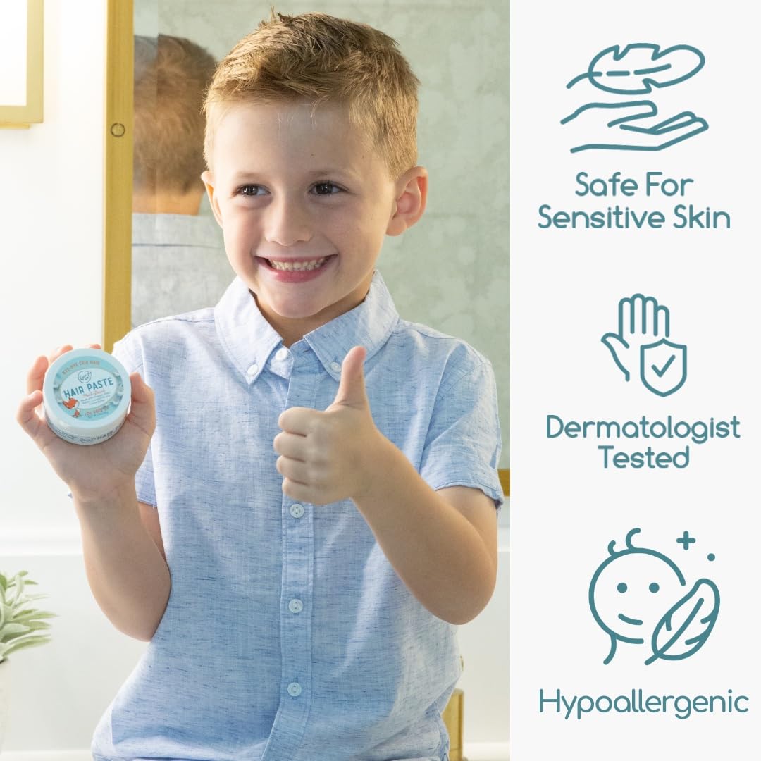 Lane & Co. Hair Paste ingredients highlight shea butter and coconut oil for natural moisturization.