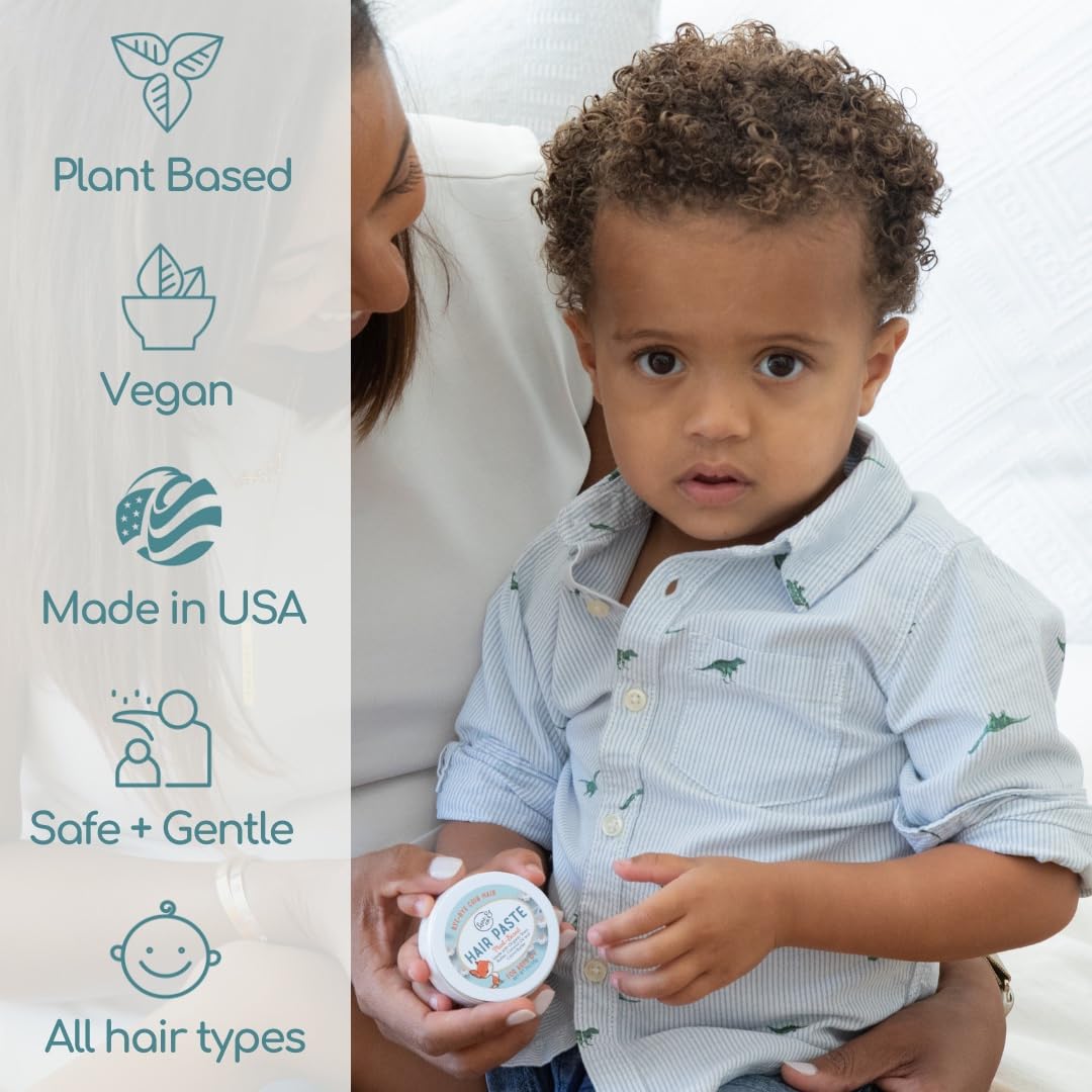 Lane & Co. Hair Paste US-made label signals quality and safe manufacturing.