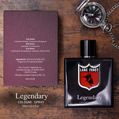 Lane Frost Legendary musk close-up signaling lasting fragrance for work and evenings