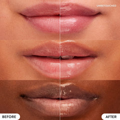 Laneige Berry Lip Mask being applied on lips for smooth, nourished lips by morning