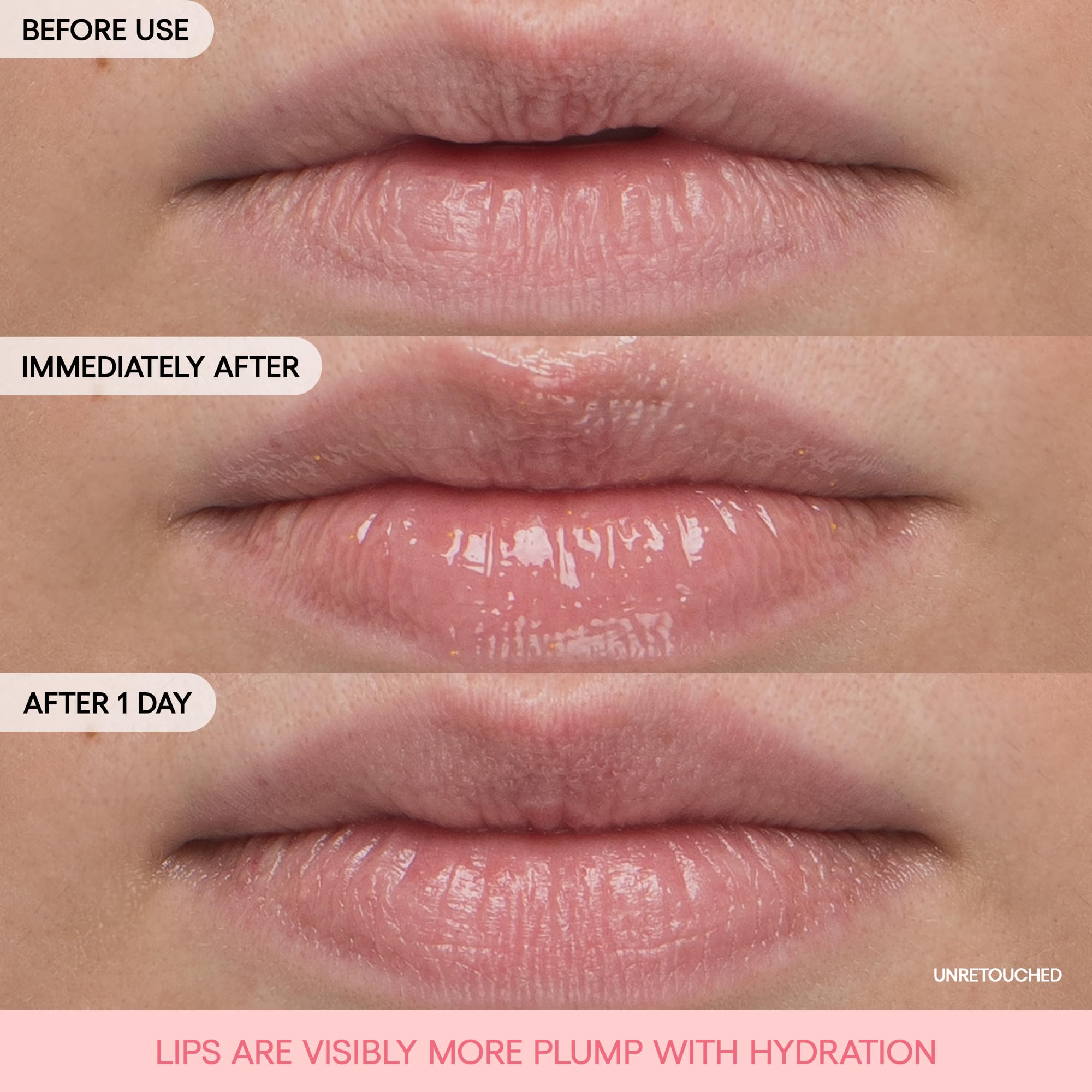 LANEIGE Bouncy & Firm Lip Treatment packaging tube showcases premium texture and branding
