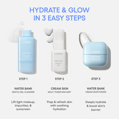 LANEIGE Water Bank Blue Hyaluronic Cream delivers deep hydration.