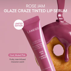 Laneige serum-infused formula nourishes lips while delivering glow.
