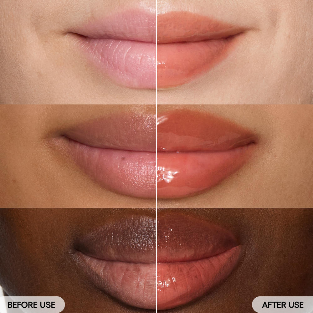 Laneige Glaze Craze Maple lip swatch showing rich color and moisture