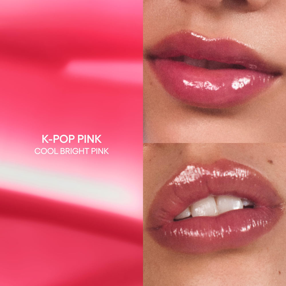 Laneige JuicePop Box Lip Tint K-pop pink shade delivers bold, glossy color.