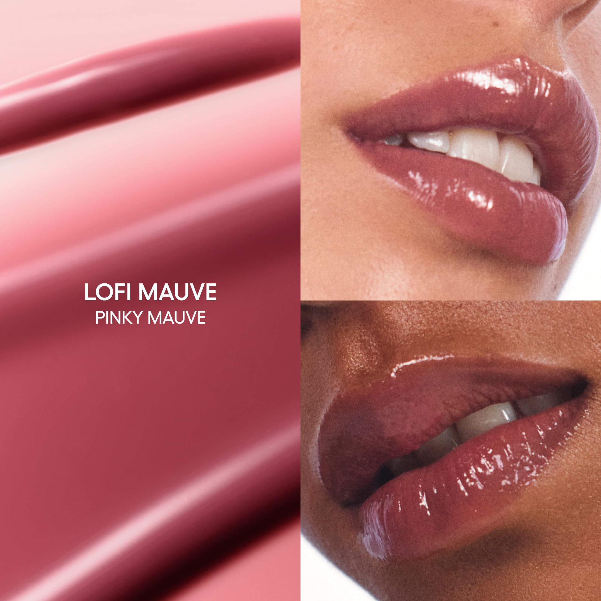 LANEIGE JuicePop Box Lip Tint lip swatch in Lo-Fi Mauve, juicy color.