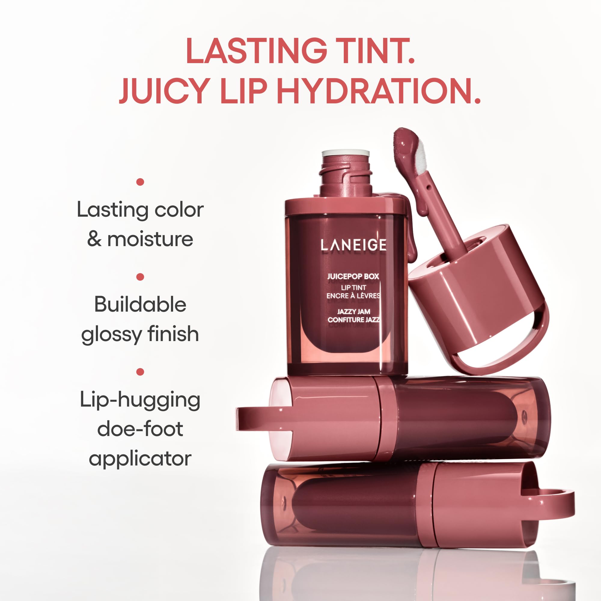 LANEIGE JuicePop Box water-to-oil formula offers light, nourishing wear