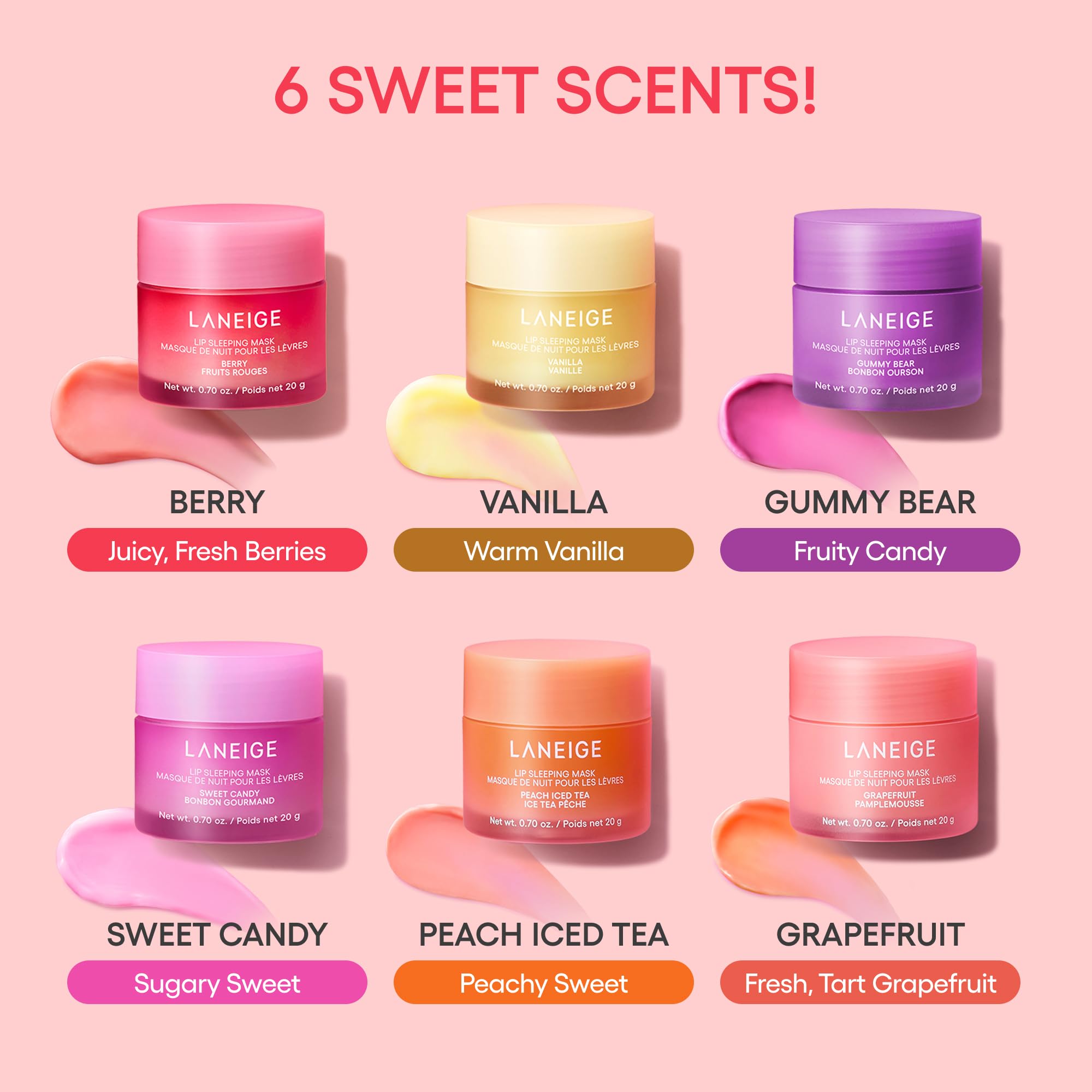 Laneige Lemon Sorbet scent bottle conveying citrusy aroma