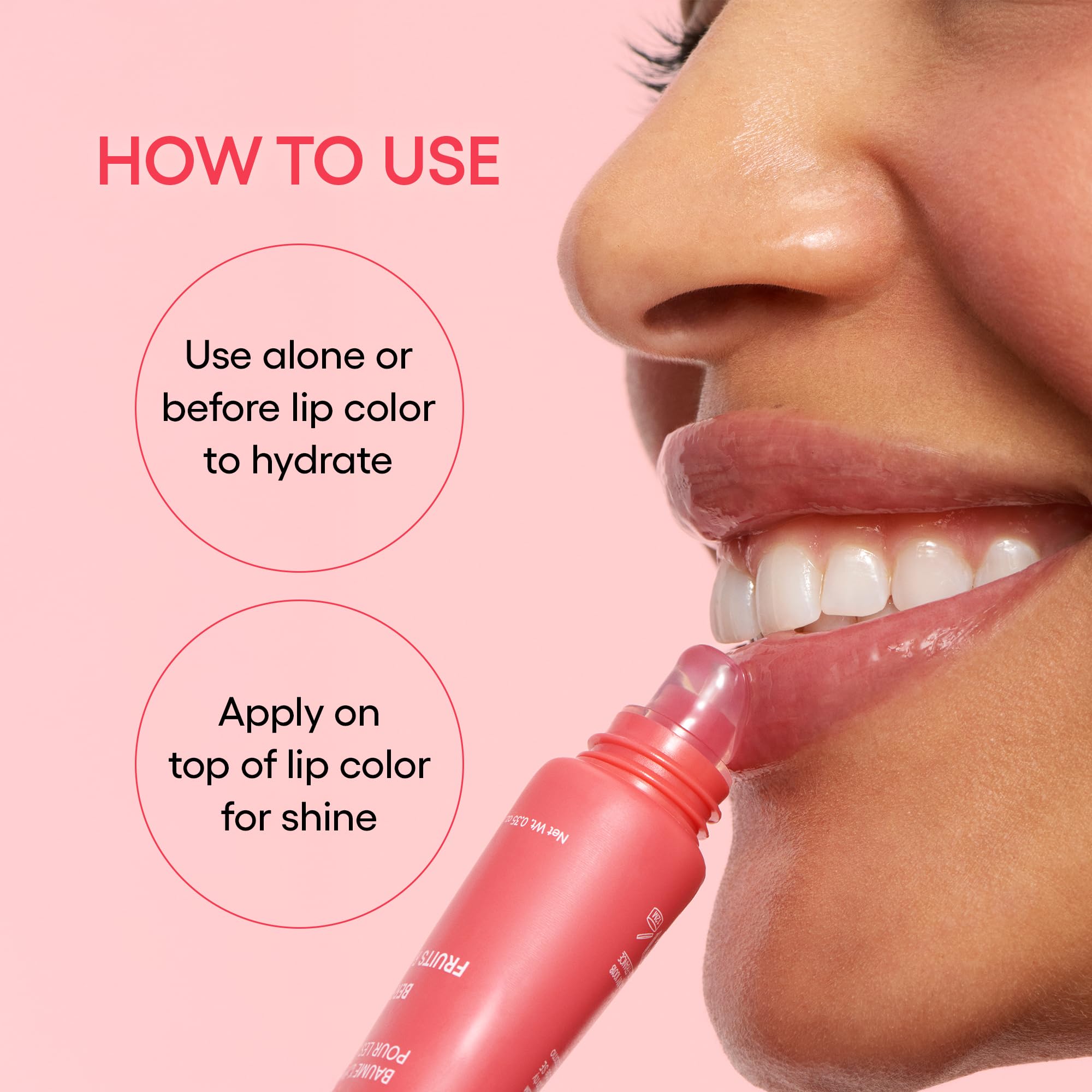 Laneige Lip Glowy Balm Gummy Bear with Murumuru seed butter keeps lips moisturized