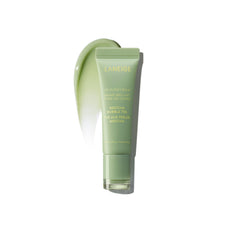 LANEIGE Lip Glowy Balm Matcha Bubble Tea packaging shows portable design for on-the-go hydration