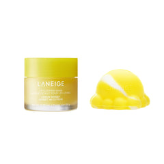 Laneige Lip Sleeping Mask Lemon Sorbet jar close-up for overnight hydration