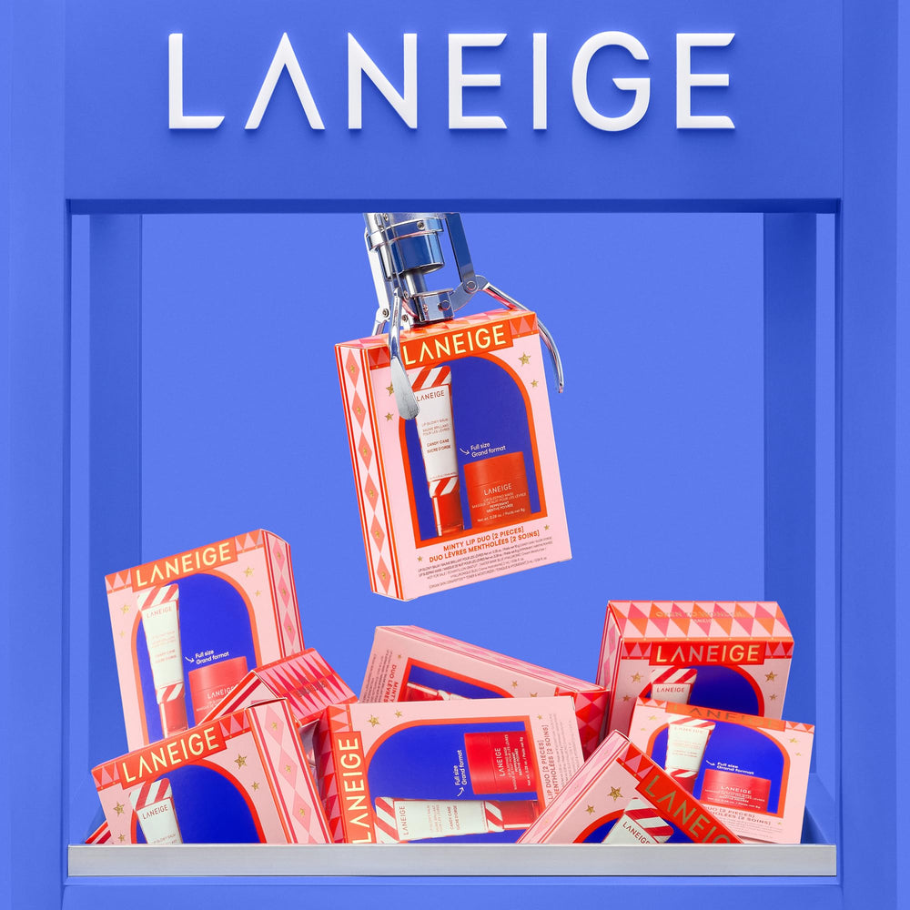 Laneige Lip Sleeping Mask Peppermint close-up, overnight hydration for soft lips.