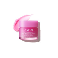 Laneige Lip Sleeping Mask Sweet Candy jar close-up showing overnight hydration