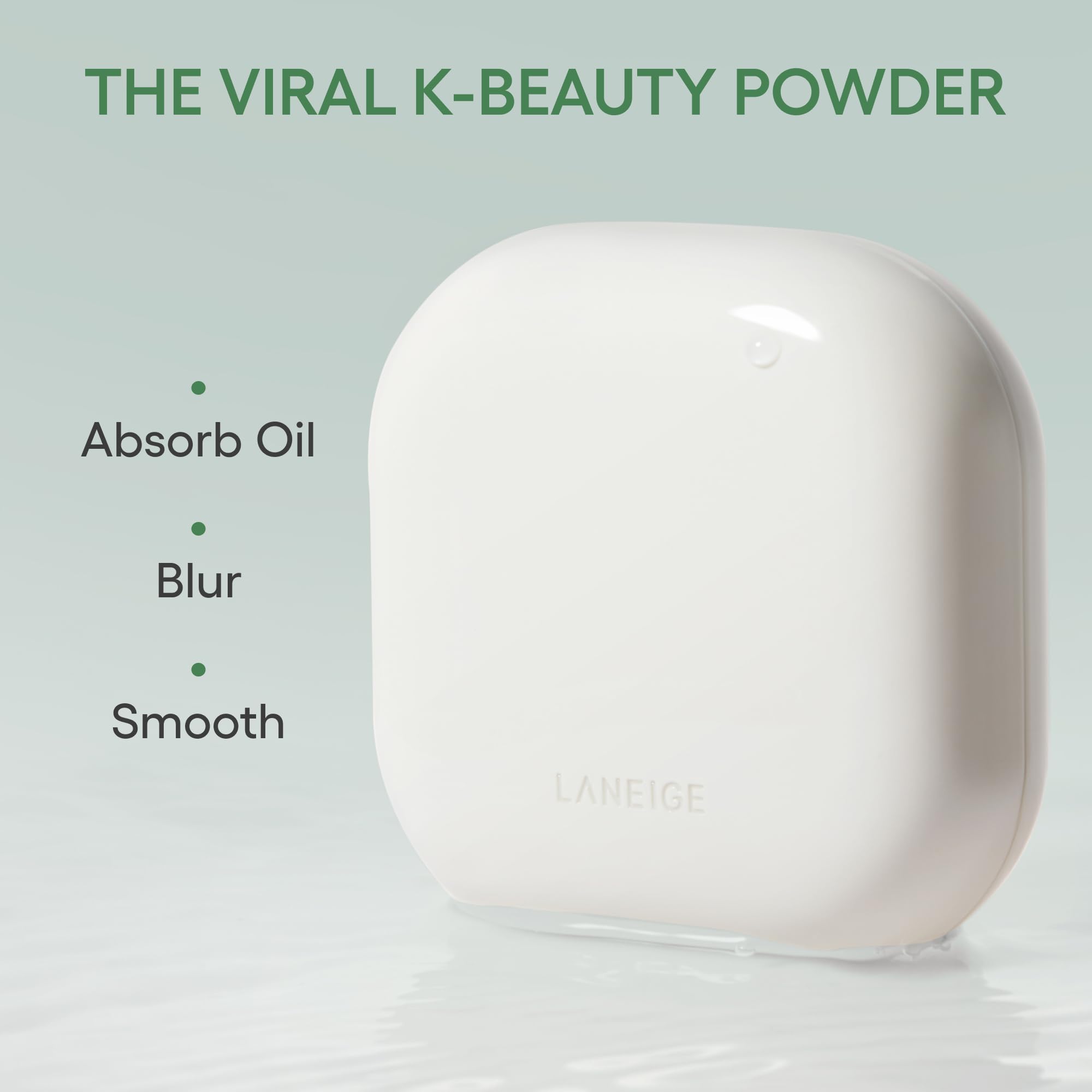 LANEIGE Neo Blurring Powder refill pod shown for eco friendly packaging.
