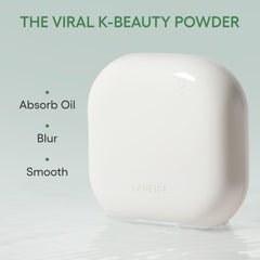 Neo Blurring Powder creates a seamless soft-focus finish for everyday wear.