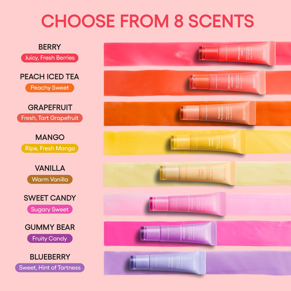 LANEIGE Packaging variation display highlights packaging options.