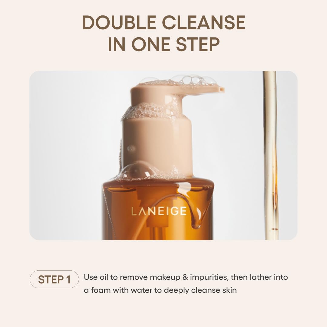 LANEIGE foam-lather close-up reveals deep cleanse when water is added.