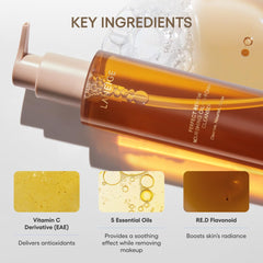 LANEIGE glow-boost close-up highlights RE.D Flavonoid for radiant skin.