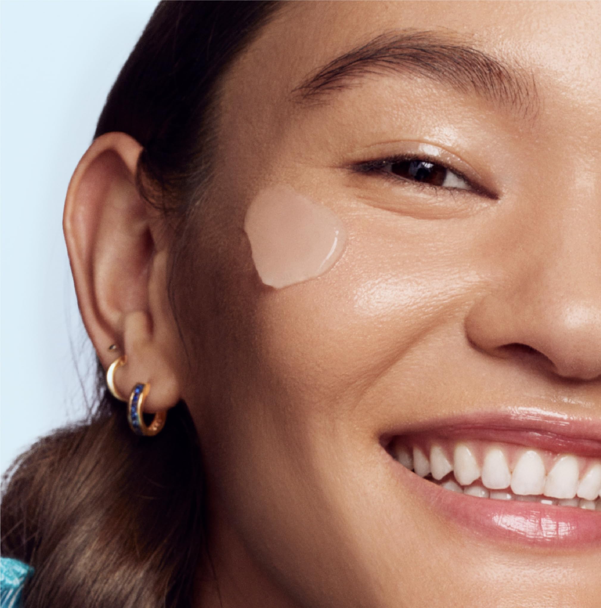 Laneige Water Bank gel being applied to skin for a lightweight feel.