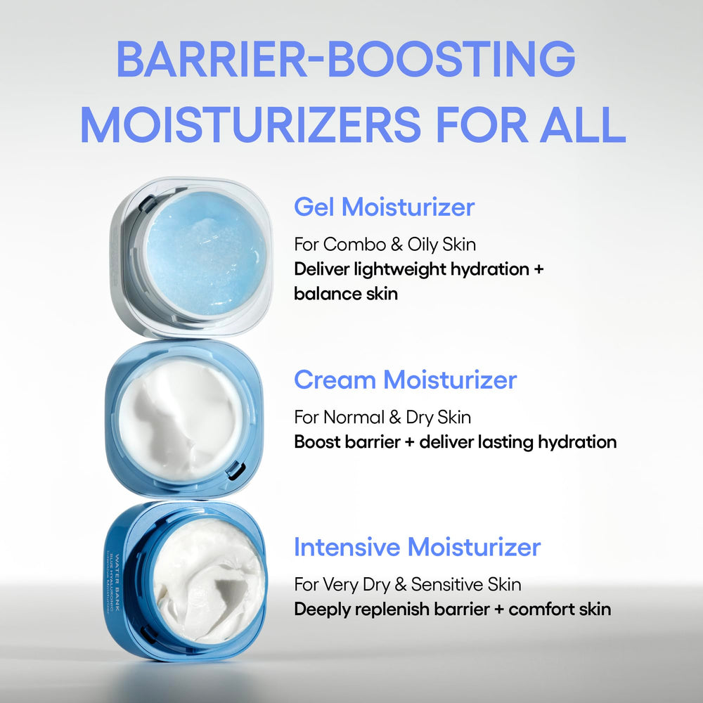 LANEIGE Water Bank Blue Hyaluronic Gel daily-use routine on sensitive skin