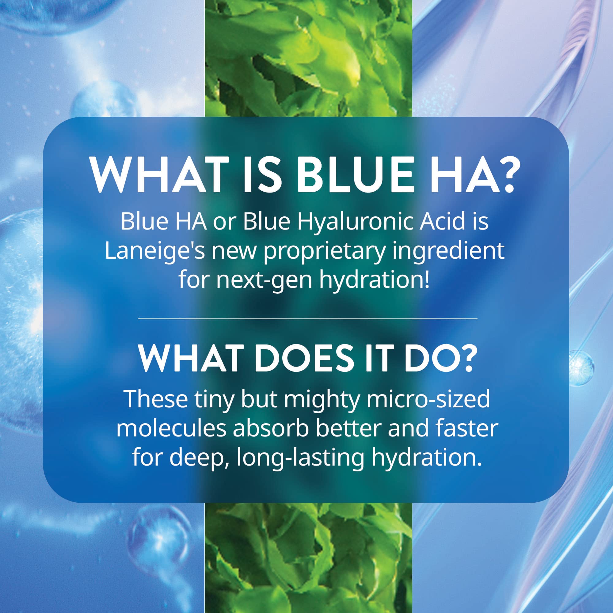 LANEIGE Water Bank peptide detail emphasizes firmer-looking skin with regular use