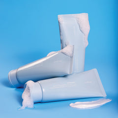 LANEIGE Water Bank Cleansing Foam papain enzyme action highlights gentle exfoliation.