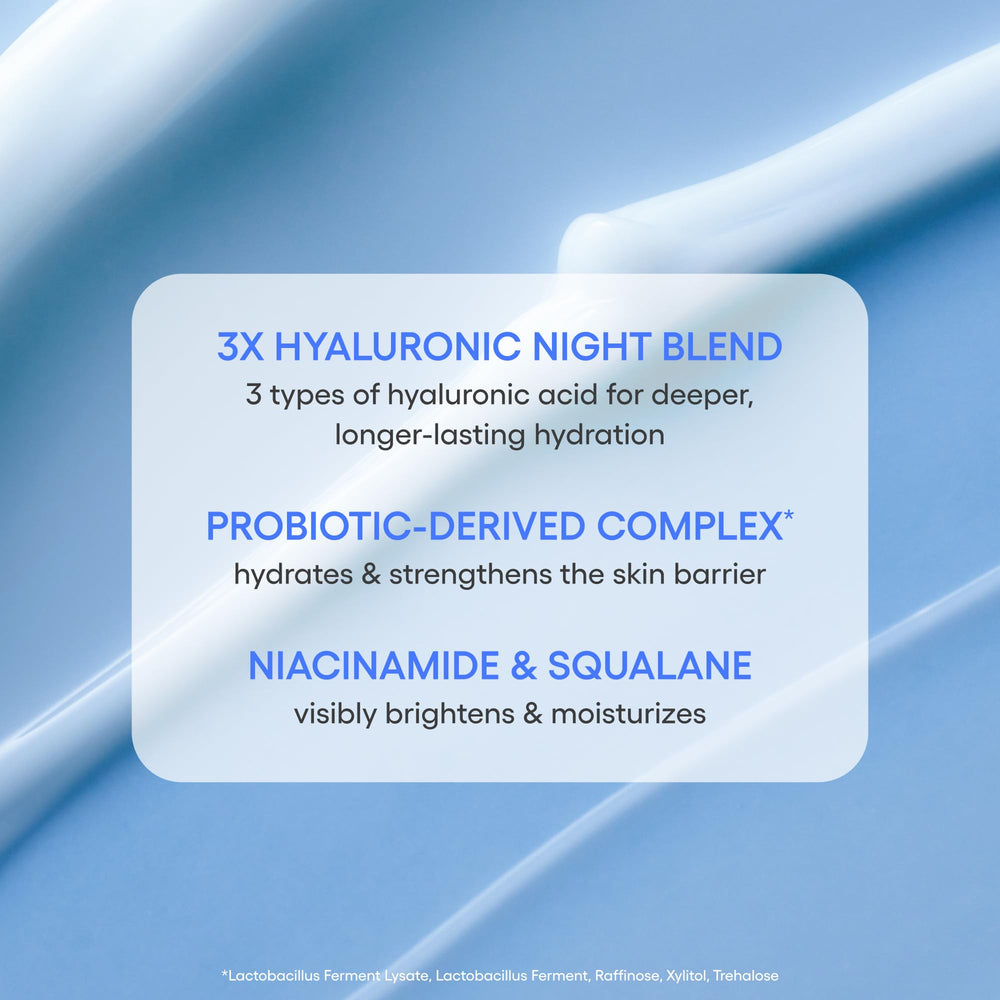 LANEIGE Water Sleeping Mask nighttime routine shot highlighting easy PM step after moisturizer.