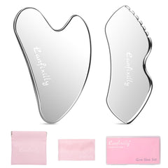 Lanfixilly heart-shaped gua sha for sculpted cheekbones and smoother skin.