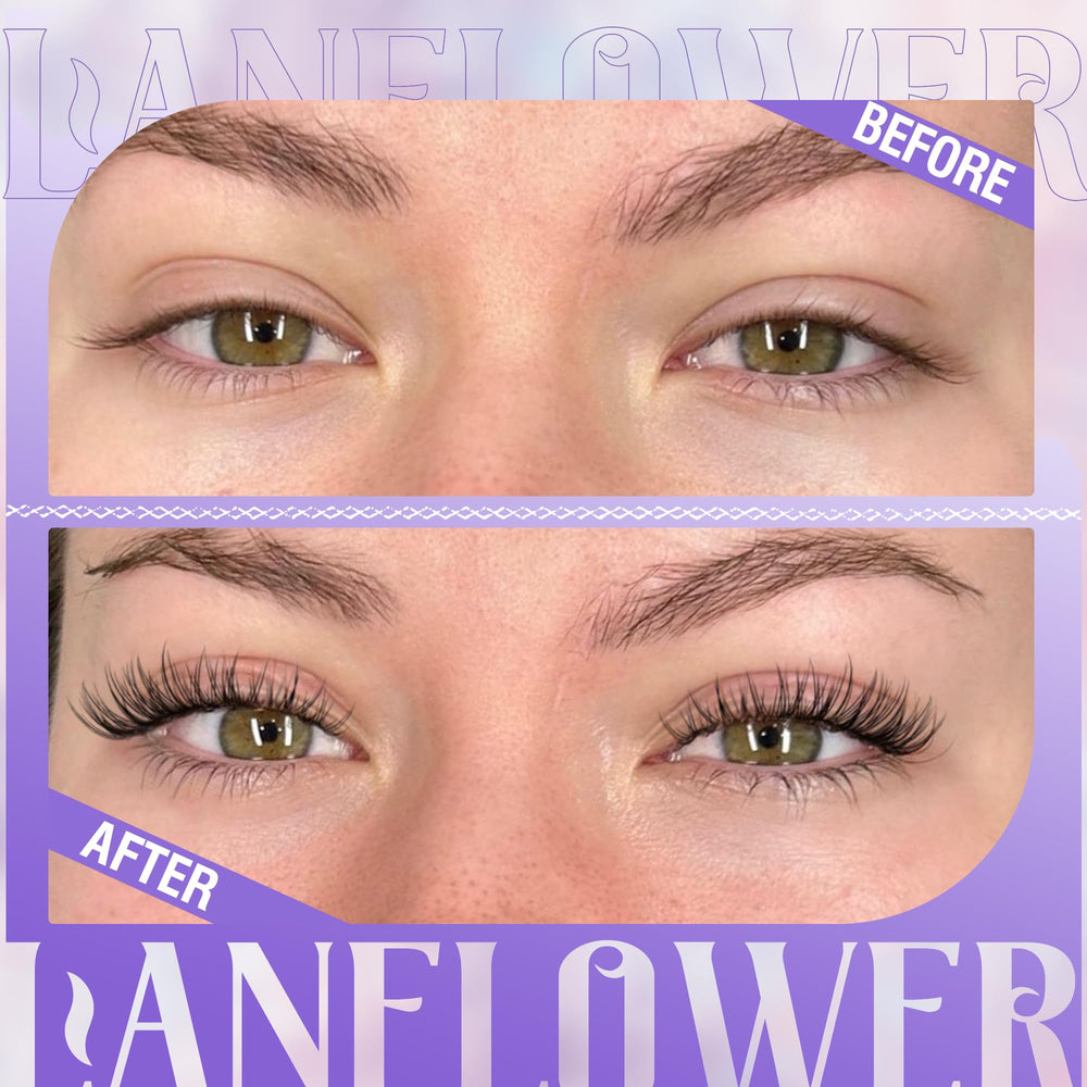 Lanflower-lash-remover provides gentle eye-safe removal after wear.
